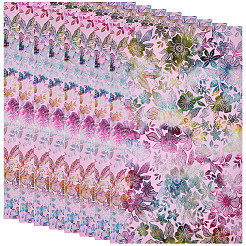 塩ビ革生地  クラフト用品  花柄  パールピンク  330x198x0.7mm&nbsp;DIY-WH20062-48D