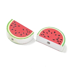 Summer Themed Printed Wood Beads&nbsp;WD-CBAA998-A02
