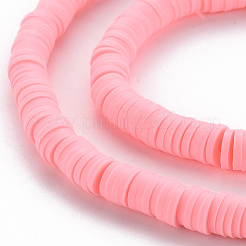 Handmade Polymer Clay Bead Strands&nbsp;CLAY-T002-6mm-59