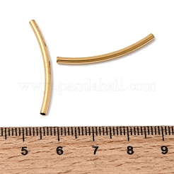 304ステンレスチューブビーズ  ゴールドカラー  30x2mm  穴：1.5mm&nbsp;STAS-K332-02C-G