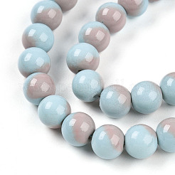 Baking Paint Glass Beads&nbsp;X1-DGLA-N012-8mm-06