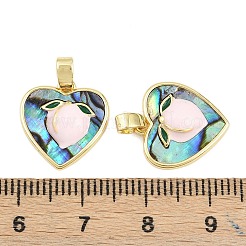Natural Paua Shell Pendants&nbsp;KK-D005-04B-G