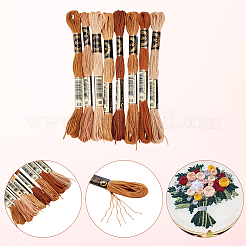 24 Skeins 3Bags 6-Ply Polyester Embroidery Floss&nbsp;OCOR-CY0003-42C