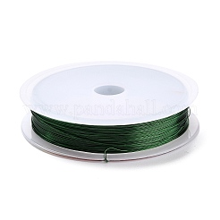 銅製ワイヤー  長持ちメッキ  濃い緑  28ゲージ  0.3mm  約65.61フィート（20m）/ロール&nbsp;LS-CWIR-CW0.3mm-22