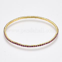 Brass Claw Chain Stretch Bracelets&nbsp;BJEW-T010-02G-12