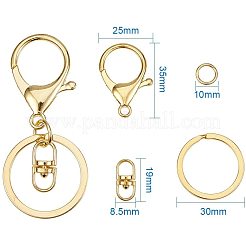 Iron Alloy Lobster Claw Clasp Keychains&nbsp;KEYC-PH0001-05