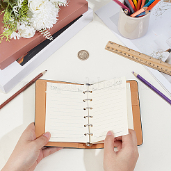 1Pc PU Leather Notebook&nbsp;AJEW-CL0005-64A