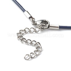 Cowhide Leather Choker Necklaces&nbsp;X-NJEW-JN03598-01
