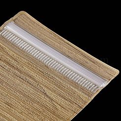 PVC製再封可能袋  長方形の包装袋  トップセルフシールパウチ  小麦  8x6cm  片側の厚さ：7.8ミル（0.2mm）&nbsp;OPP-G003-01C-01