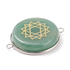 Natural & Synthetic Mixed Stone Connector Charms&nbsp;PALLOY-JF01647