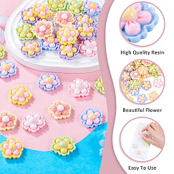 50Pcs Opaque Cartoon Resin Decoden Cabochons&nbsp;RESI-TA0005-64