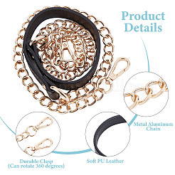 PU Leather Bag Straps&nbsp;FIND-WH0114-25B