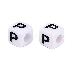 Opaque Acrylic Beads&nbsp;SACR-N020-04A-P