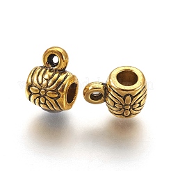 Tibetan Style Alloy Tube Bails&nbsp;X-GAB698Y