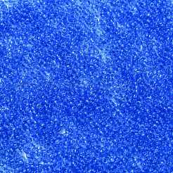 MIYUKIラウンドロカイユビーズ  日本製シードビーズ  （rr150)透明サファイア  15/0  1.5mm  穴：0.7mm  約5555PCS /ボトル  10 G /ボトル&nbsp;SEED-JP0010-RR0150