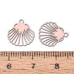 Spray Painted 430 Stainless Steel Pendants&nbsp;STAS-N121-09B