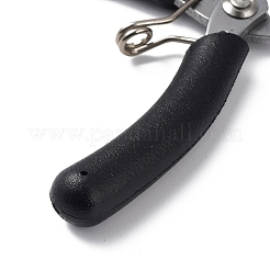 鋼のアクセサリーのペンチ  針の鼻プライヤー  ブラック  9x9.9x1.3cm&nbsp;TOOL-C010-05