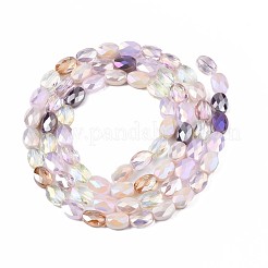 Electroplate Glass Beads Strands&nbsp;EGLA-S194-17A