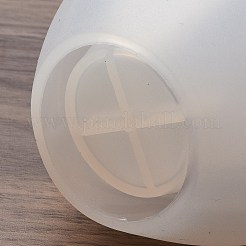 花のDIYキャンドル作り  レジン型  UVレジン用  エポキシ樹脂工芸品作り  ホワイト  79.5x81x84.5mm  内径：40.5mm&nbsp;SIMO-M045-02