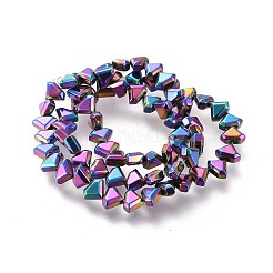 Electroplate Non-Magnetic Synthetic Hematite Beads Strands&nbsp;G-M359-01B
