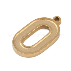 Ion Plating(IP) 304 Stainless Steel Rack Plating Pendant Cabochon Settings&nbsp;STAS-U019-44G