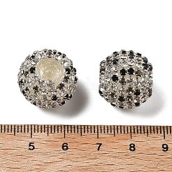 Sparkle Glass Rhinestone Round Beads&nbsp;OACR-S048-01I