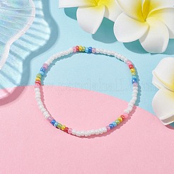 Glass Seed Beaded Stretch Bracelets&nbsp;BJEW-JB09975-02
