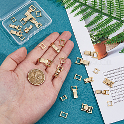 15Pcs 3 Styles Brass Watch Band Clasps&nbsp;KK-DC0004-52G