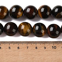 Three-color Natural Tiger Eye Beads Strands&nbsp;GG-F001-A01-01