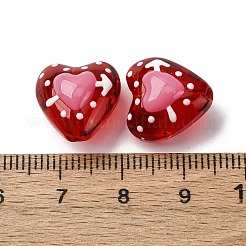 Glass Enamel Beads&nbsp;GLAA-Q125-01C
