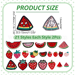 Polyester Clothing Patches&nbsp;PATC-WH0022-42