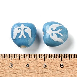 Printed Handmade Porcelain Beads&nbsp;FIND-H023-01D