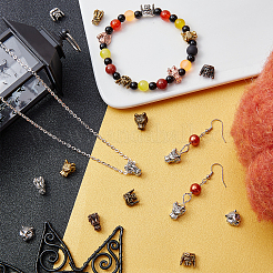 48Pcs 24 Styles Tibetan Style Alloy Beads&nbsp;FIND-PH0002-37