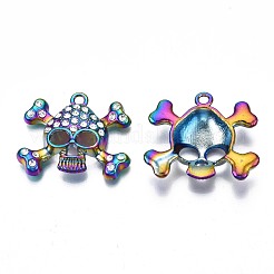 Rack Plating Rainbow Color Alloy Pendants&nbsp;PALLOY-N163-058A