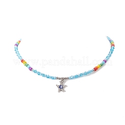 Rhinestone Pendant Necklace&nbsp;NJEW-JN04259