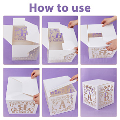 4Pcs Paper with PET Storage Boxes&nbsp;CON-WH0095-192