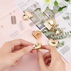 2 style Iron & Alloy Twist Bag Lock Purse Catch Clasps&nbsp;FIND-WR0008-82