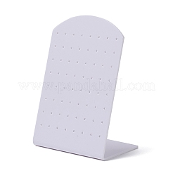 アクリルイヤリングスタンドディスプレイ  L字型  ホワイト  4.65x8x11.1cm&nbsp;LS-EDIS-F005-05A