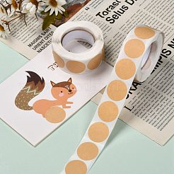 DIYスクラップブック  装飾的なマスキングテープ  フラットラウンド  バリーウッド  25mm  500PCS /ロールについて&nbsp;DIY-L028-A04