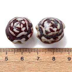 Vintage Style Glazed Ceramic Porcelain Beads&nbsp;PR-K001-05