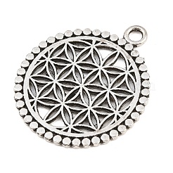 Tibetan Style Alloy Pendants&nbsp;AL-CBA1187-16AS