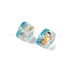 Baking Paint Handmade Gold Sand Lampwork Beads&nbsp;LAMP-P072-01A-04