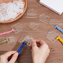 30Pcs 3 Style Acrylic Thread Winding Boards&nbsp;FIND-PH0018-40