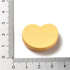 不透明樹脂模造食品デコデンカボション  パン  ダークオレンジ  22x29x7.5mm&nbsp;X-CRES-H001-03A