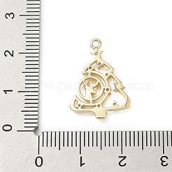 Brass Micro Pave Cubic Zirconia Pendants&nbsp;KK-H521-02A-G