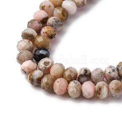 Natural Pink Opal Beads Strands&nbsp;G-RM2025-D11-F