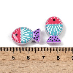 Baking Paint Glass Beads&nbsp;LAMP-F036-02G