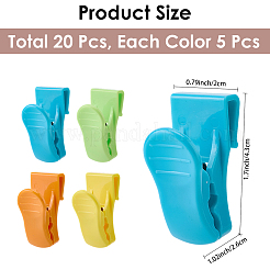 4Pcs Plastic Refrigerator Liner Clips&nbsp;AJEW-CP0011-52A