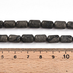 Natural Pyrite Beads Strands&nbsp;G-N346-01B-01
