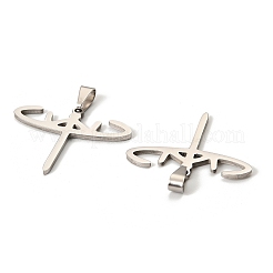 201 Stainless Steel Pendants&nbsp;STAS-D380-04P